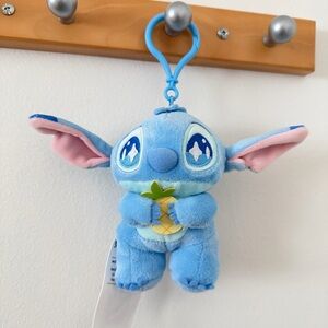 NWT Miniso pineapple stitch plush key chain
